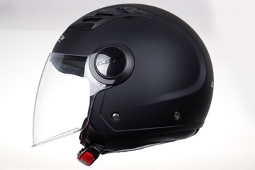 LS2 OF562 ШЛЕМ AIRFLOW ЧЕРНЫЙ MAT JET ОТКРЫТЫЙ