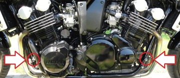 YAMAHA FZS 600 FAZER 1998-2003 АВАРИЙНЫЕ НАКЛАДКИ ТВЕРДЫЕ