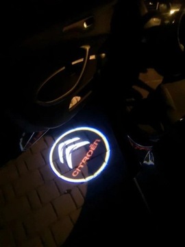 Citroen светодиодный логотип с беспроводной связью C1 C2 C3 C4 C5 DS