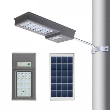 Lampa LED solarna panel czujnik ruchu 10W zmierzch