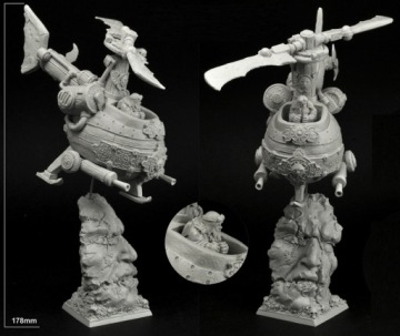 Scibor 28FM0266 Warhammer Dwarven Gyrocopter + Podstawka 28mm