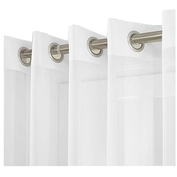FIRANA WOAL NA PRZELOTKI 700x250 cm firana gotowa gładka PREMIUM