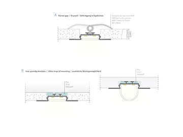 KLUŚ OPAC-30 Светодиодный профиль из анодированного алюминия - 3м