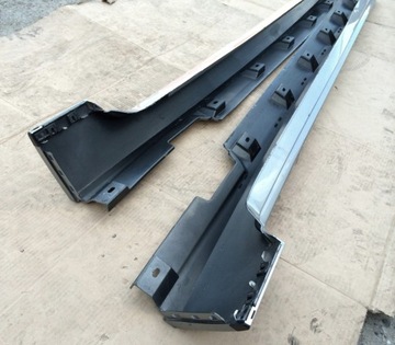 Боковые пороги VW Passat B8 3G0 - Хром