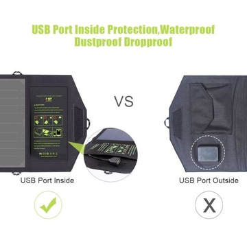 ! USB-зарядное устройство на солнечной панели, складная сумка 10 Вт