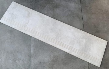 Płytki betonopodobne na schody, stopnice 120x30