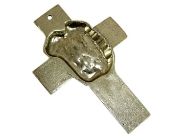 ПОДВЕСНОЙ КРЕСТ 10см с изображением Иисуса - для подвешивания