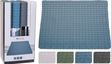 КОВрик ПРОТИВОСКОЛЬЗЯЩИЙ ДЛЯ ДУШЕВОЙ ВАННЫ 55х55 зеленый.