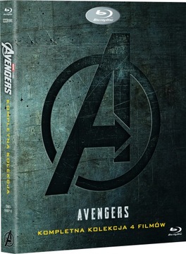 AVENGERS KOMPLETNA KOLEKCJA 4 FILMÓW [5 BLU-RAY]