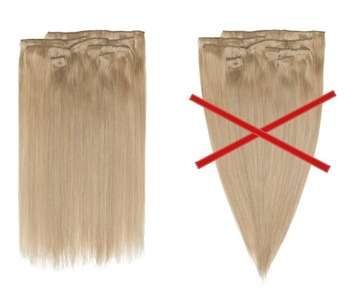 ЛЕНТА ДЛЯ НАРАЩИВАНИЯ НАТУРАЛЬНЫХ ВОЛОС REMY НА ЗАЖИМАХ 50 СМ