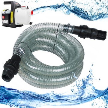 NAC WĄŻ SSĄCY do POMPA WODY 7M 1' CAL z ZAWOREM