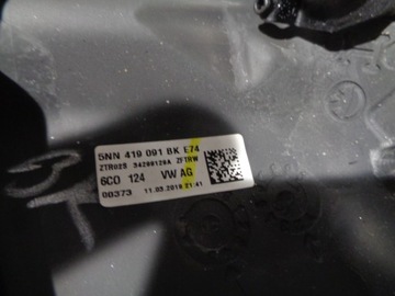 VW TIGUAN ALLSPACE 5N КОЖАНЫЙ РУЛЬ 5NN419091BK
