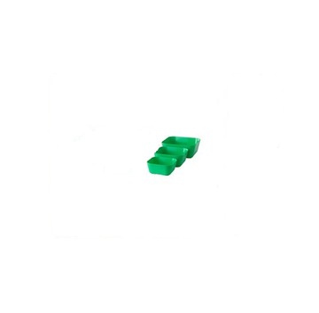 IKEA miska miski 3szt melanina SOMMAR zielone