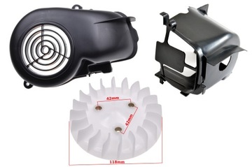 КОРПУС КРЫШКА ЦИЛИНДРА ВЕНТИЛЯТОРА 2T ROMET ZIPP