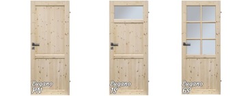 Внутренние двери Lugano Wood Pine Pine Prol 60