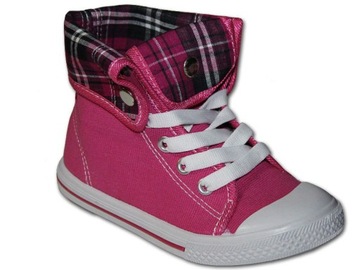 dwa_buty TRAMPKI r.32/20,5cm tenisówki wysokie 42