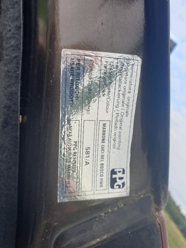 VÍKO KUFRU ZADNÍ ALFA ROMEO 159 NR LAK 581/A