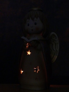 ŚLICZNY ANIOŁ ANIOŁEK na tealight * NA PREZENT