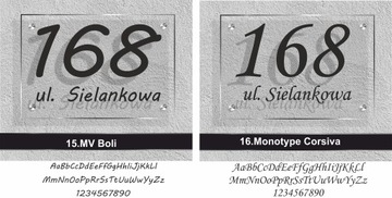 Табличка адресная для дома 3Д 20х30 ЦВЕТА