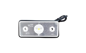 LAMPA LED OBRYSOWA LAMPKA PRZYCZEPY LAWETY BIAŁA
