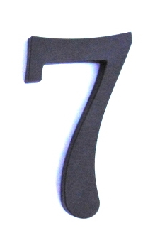 CYFRY NA DOM BUDYNEK ADRES NUMERY LITERY CYFRA 7