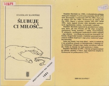 ŚLUBUJĘ CI MIŁOŚĆ Stanisław Sławiński