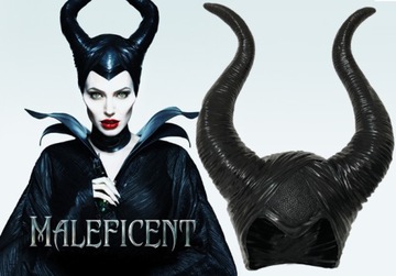 CZAROWNICA MALEFICENT MASKA HALOWEN ROGI DIABOLINA