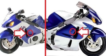 SUZUKI GSX 1300 R HAYABUSA 99-07 АВТОМОБИЛЬНЫЕ НАКЛАДКИ.
