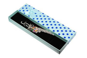 ЗАКЛАДКА ДЛЯ КНИГИ - СОВА, ЦИРКОНИЙ + коробочка