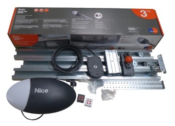 NICE HOME AVIO500 napęd do bramy garażowej, pasek, 2 piloty
