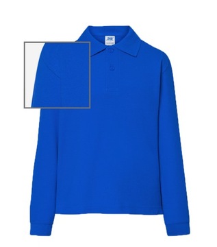 JHK KOSZULKA POLO Z DŁUGIM RĘKAWEM BLUE 9/11 LAT