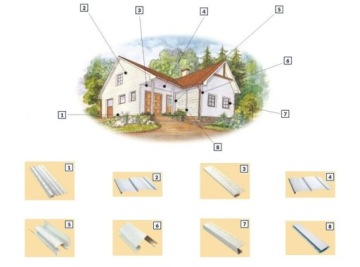 сайдинговая панель Фасадные панели ПВХ Борышев ОБРАЗЕЦ