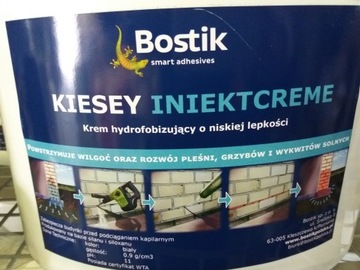 Bostik Kiesey Injektcreme - Горизонтальный утеплитель 10кг Крем\Сушка стен