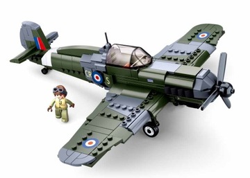 Klocki Sluban Supermarine Spitfire myśliwiec samolot 297el. 47k