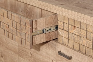 Витрина для гостиной со светодиодными полками NATURAL N4