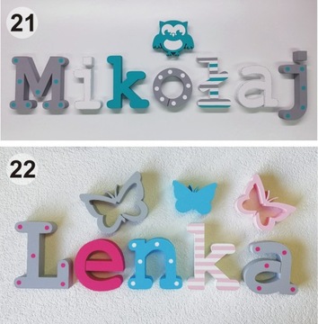 3D ИМЯ РЕБЕНКА на стену, 1 декор в подарок!