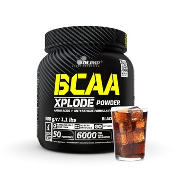 OLIMP BCAA XPLODE POWDER 500g AMINOKWASY LEUCYNA