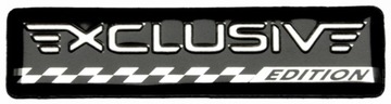 NAKLEJKI NAKLEJKA EMBLEMAT EXCLUSIVE CHROM ALU 3D