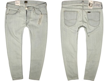 LEE LUKE jasnoniebieskie rurki W32 L32 slim nowe