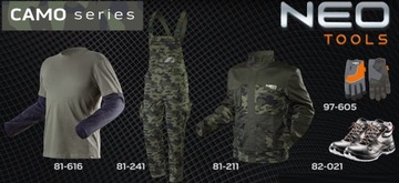 Рабочая толстовка MORO CAMO размер XXXL NEO 81-211-XXXL