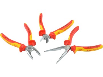 KNIPEX 00 20 12 SAFETY PACK Набор плоскогубцев с изоляцией VDE из 3 предметов