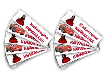 NOWOŚĆ Naklejki IMIENNIKI Metki IMIENNE kolor HD68