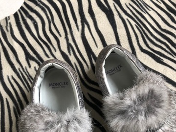 Moncler buty z futerkiem skóra oryginal 38/39