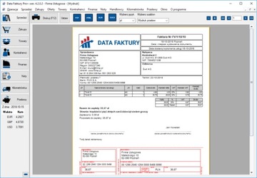 Программа выставления счетов Invoice Date PRO, интегрированная с KSeF