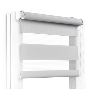 ROLETA DZIEŃ NOC 74x230 CM NAPINACZ RÓŻNE KOLORY