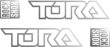 Серебряные наклейки TORA ROCK SHOX 132C РАЗНЫЕ ЦВЕТА