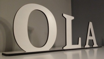 ДЕРЕВЯННЫЕ БУКВЫ И 18 СМ - СВАДЕБНЫЕ ИМЕННЫЕ УКРАШЕНИЯ