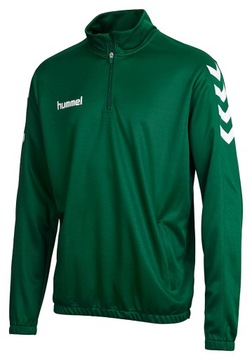 HUMMEL BLUZA CORE 1/2 ZIP ZIELONA ROZM.164-176
