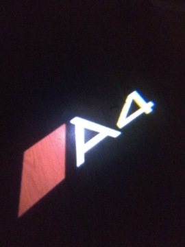 СВЕТОДИОДНЫЕ ПРОЕКТОРЫ ЛОГОТИПА AUDI 7 рисунков A3 A4 A5 A6 A8