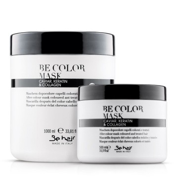 BE COLOR МАСКА+СПРЕЙ+СЫВОРОТКА ДЛЯ ВОЛОС С ИКРОЙ
